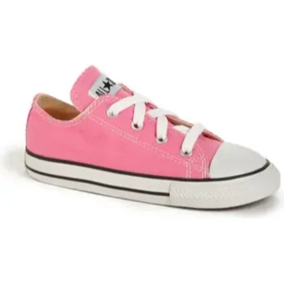Converse All Stars Pink Low Top Sneakers, Size 7 - Picture 1 of 8